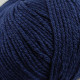 13856 Пряжа Lana Gatto Merinocot, 50г - 125м, темно-синій, 53% мериносова вовна екстрафайн, 47% бавовна