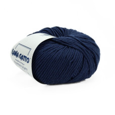 13856 Пряжа Lana Gatto Super Soft, 50г - 125м, темно-синій, 100% меринос екстрафайн