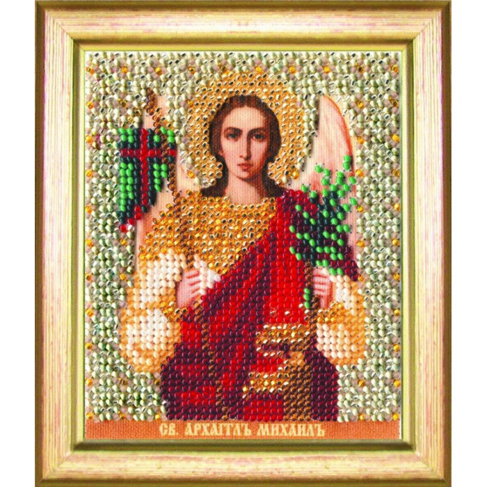 Б-1148 Ікона святого архангела Михаїла. Чарівна Мить. Набір для вишивання бісером