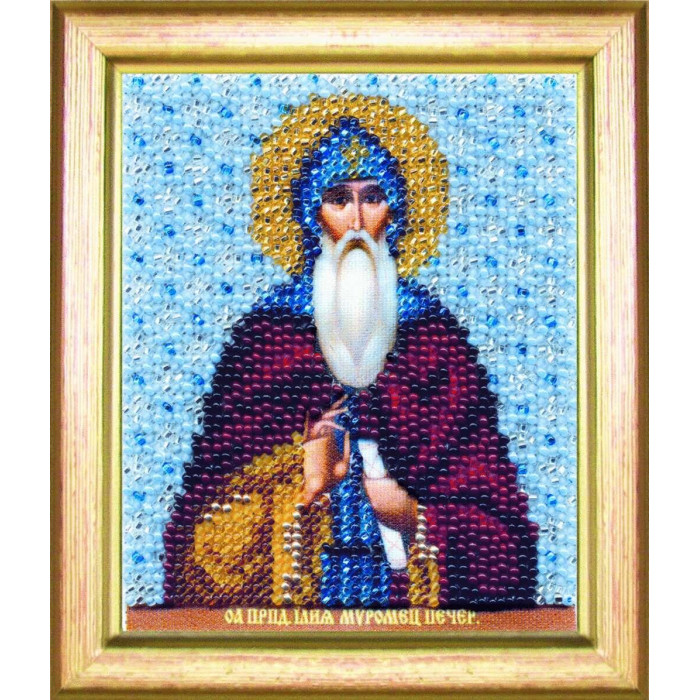 Б-1158 Ікона святого преподобного Іллі Муромця-Печерського. Чарівна Мить. Набір для вишивання бісером. АКЦІЯ(Знятий з виробництва)