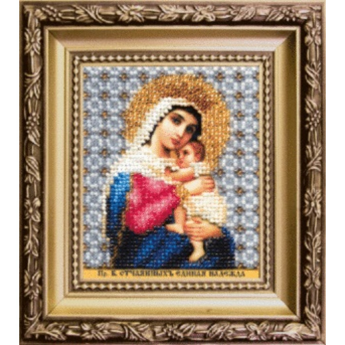 Б-1171 Ікона Божої Матері Відчайдушних єдина надія. Чарівна Мить. Набір для вишивання бісером