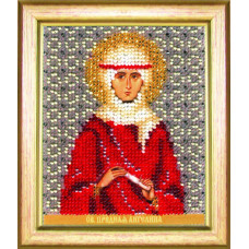 Б-1176 Ікона святої праведної Ангеліни. Чарівна Мить. Набір для вишивання бісером. АКЦІЯ(Знятий з виробництва)