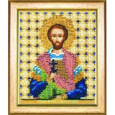 Б-1180 Ікона святого мученика Валентина. Чарівна Мить. Набір для вишивання бісером. АКЦІЯ(Знятий з виробництва)