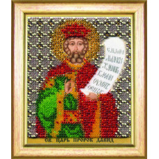 Б-1194 Ікона святого царя і пророка Давида. Чарівна Мить. Набір для вишивання бісером. АКЦІЯ(Знятий з виробництва)