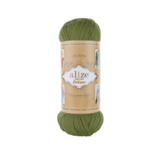139 Пряжа Superwash Artisan 100гр - 420м (оливковий). Alize