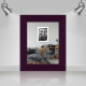 Фоторамка дерев'яна 15х20 багет: AH3322-02 Фіолетовий (з антибліковим склом 2мм, двп з ніжкою) EmojiFrame