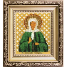 Б-1217 Ікона святої блаженой Матрони Московської. Чарівна Мить. Набір для вишивання бісером