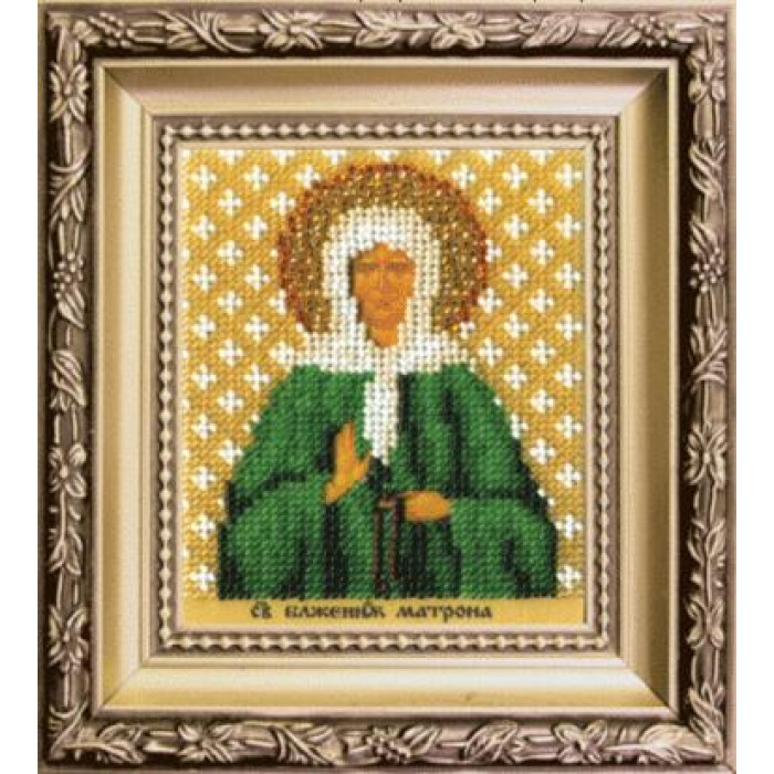 Б-1217 Ікона святої блаженой Матрони Московської. Чарівна Мить. Набір для вишивання бісером