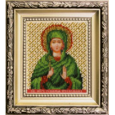 Б-1222 Ікона святої мучениці Іуліанії Птолемандской. Чарівна Мить. Набір для вишивання бісером. АКЦІЯ(Знятий з виробництва)
