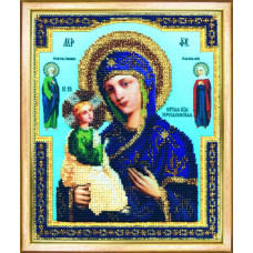 Б-1075 Єрусалимська Ікона Божої Матері. Чарівна Мить. Набір для вишивання бісером. АКЦІЯ(Знятий з виробництва)