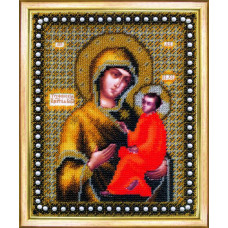 Б-1079 Ікона Божої Матері Тихвинської. Чарівна Мить. Набір для вишивання бісером