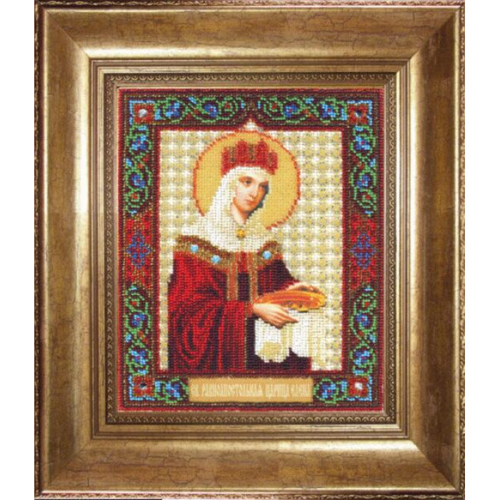 Б-1196 Ікона святої рівноапостольної цариці Олени. Чарівна Мить. Набір для вишивання бісером
