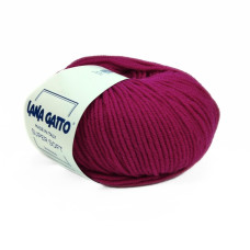 13976 Пряжа Lana Gatto Super Soft, 50г - 125м, малиновий, 100% меринос екстрафайн