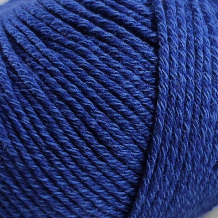 13994 Пряжа Lana Gatto Merinocot, 50г - 125м, синій, 53% мериносова вовна екстрафайн, 47% бавовна