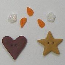 13WINBP24(LFT275) Stoney Creek Комплект ґудзиків Button Pack- Winter Welcome Sampler