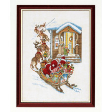 14-029 Eva Rosenstand Набір для вишивки рахунковим хрестиком - Піксі 30х40 см, Льон 26 ct