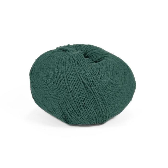 14 Пряжа Campolmi Filati Seta Bourette, 50г - 240м, зелений, 100% шовк