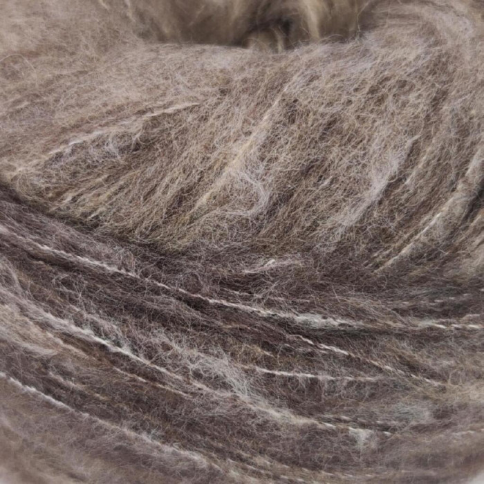 14 Пряжа Laines du Nord Cashsilk Cotton Degrade, 50г - 290м, коричневий, 55% вовна, 22% шовк, 10% кашемір, 13% бавовна