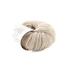 14 Пряжа Laines du Nord Soft Carded Merino, 25г - 90м, кремовий, 100% вовна