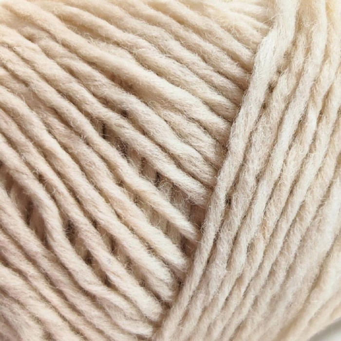 14 Пряжа Laines du Nord Soft Carded Merino, 25г - 90м, кремовий, 100% вовна