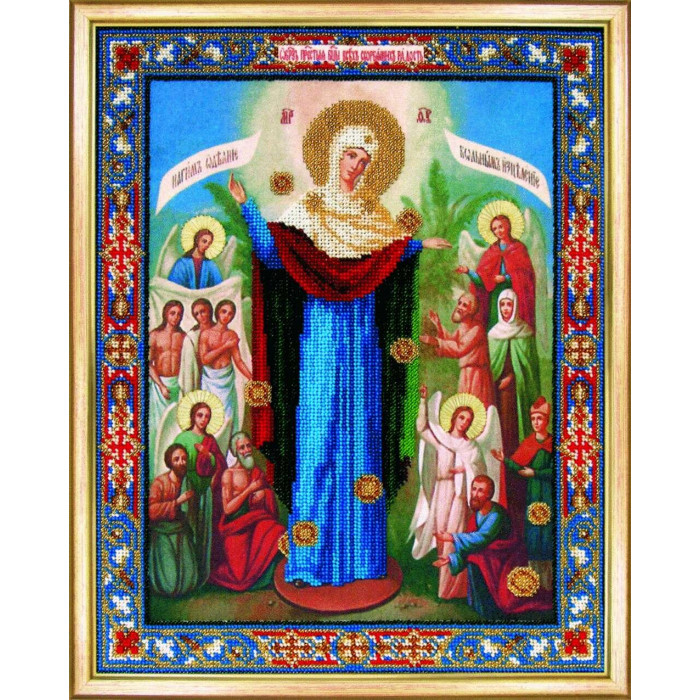 Б-1103 Ікона Божої Матері Всіх скорботних Радість. Чарівна Мить. Набір для вишивання бісером(Б-1103)