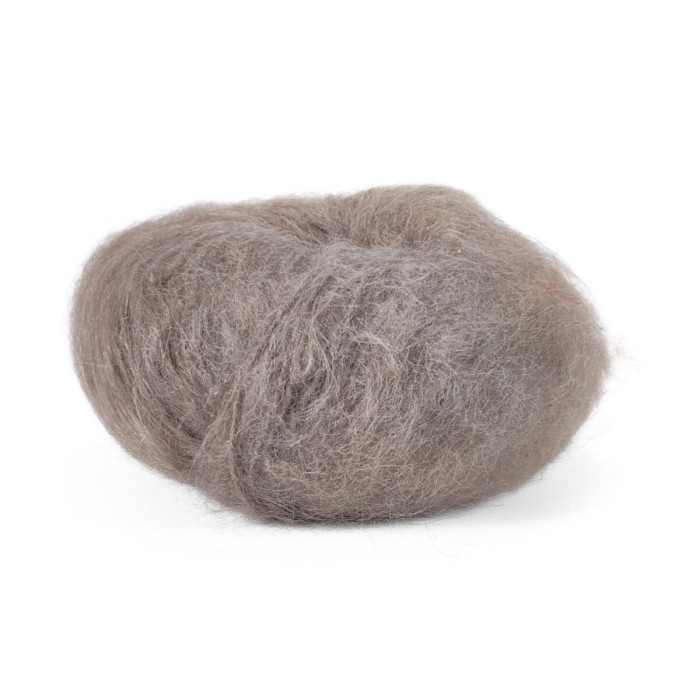 14044 Пряжа Lana Gatto Wool Mohair, 50г - 90м, тауп, 73% мохер, 27% вовна