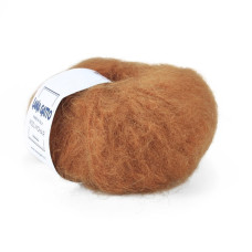 14198 Пряжа Lana Gatto Wool Mohair, 50г - 90м, рудий, 73% мохер, 27% вовна