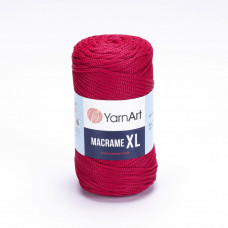 143 Пряжа Macrame XL 250гр - 130м (малиново-червоний). Yarnart