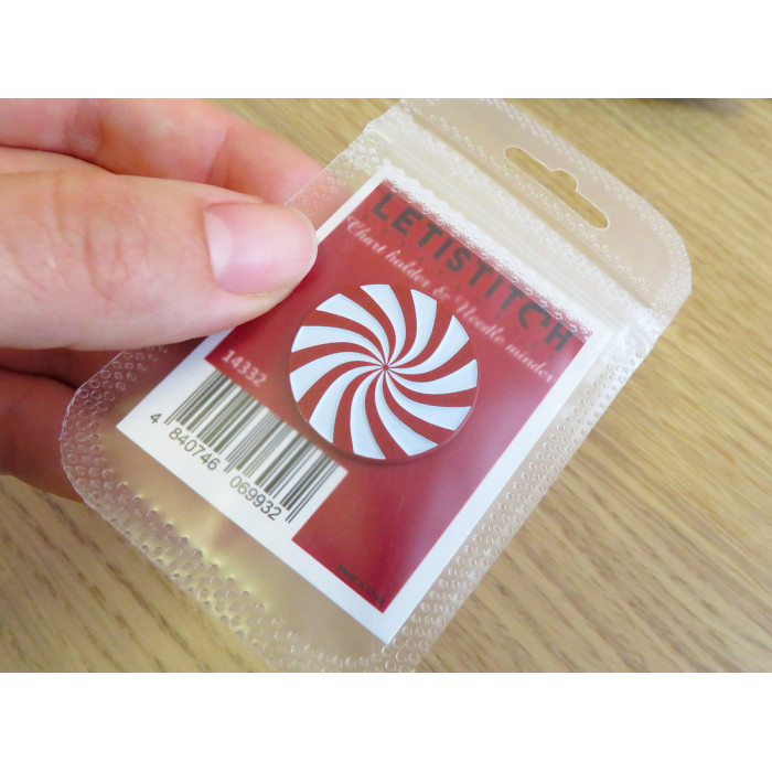 14332 Letistich Магнітний тримач для голок та схем - Різдвяні цукерки 25 мм