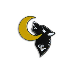 14347 Letistich Магнітний тримач для голок та схем - Вовк та місяць 35x40 мм