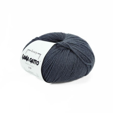 14351 Пряжа Lana Gatto Vip, 50г - 200м, антрацит, 80% вовна меринос екстрафайн, 20% кашемір