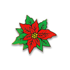 14353 Letistich Магнітний тримач для голок та схем - Пуансетія 35 мм