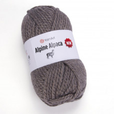 1438 Пряжа  Alpine Alpaca New 150гр-120м (антрацит). YarnArt