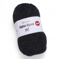 1439 Пряжа  Alpine Alpaca New 150гр-120м (чорний). YarnArt