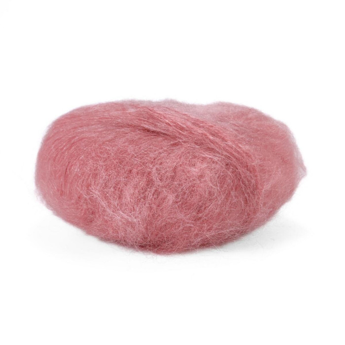 14393 Пряжа Lana Gatto Wool Mohair, 50г - 90м, англійська троянда, 73% мохер, 27% вовна