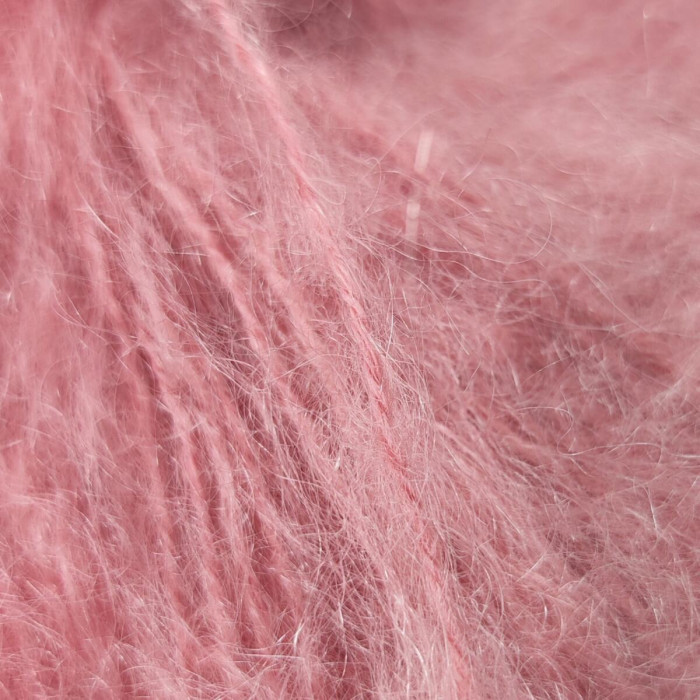 14393 Пряжа Lana Gatto Wool Mohair, 50г - 90м, англійська троянда, 73% мохер, 27% вовна