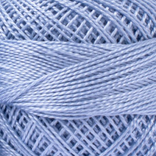 144 Муліне Art. 87 Pearl Cotton Luca-S, бавовна, 10 г, 80 м, колір блакитно-бузковий