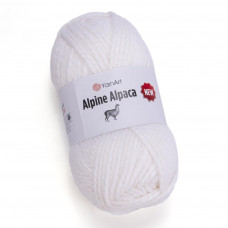 1440 Пряжа  Alpine Alpaca New 150гр-120м (білий). YarnArt