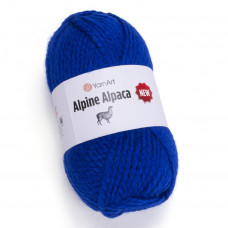 1442 Пряжа  Alpine Alpaca New 150гр-120м (королівський синій). YarnArt