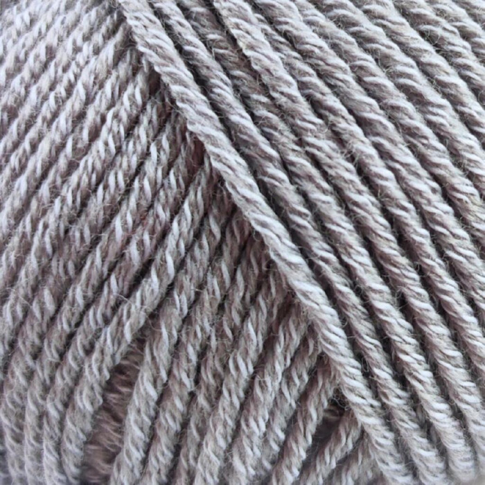 14433 Пряжа Lana Gatto Merinocot, 50г - 125м, сірий, 53% мериносова вовна екстрафайн, 47% бавовна