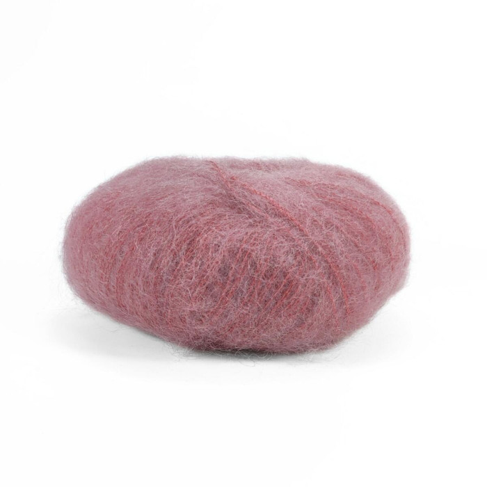 14445 Пряжа Lana Gatto Mohair Royal, 25г - 215м, цукровий гранат, 80% кід мохер, 20% нейлон