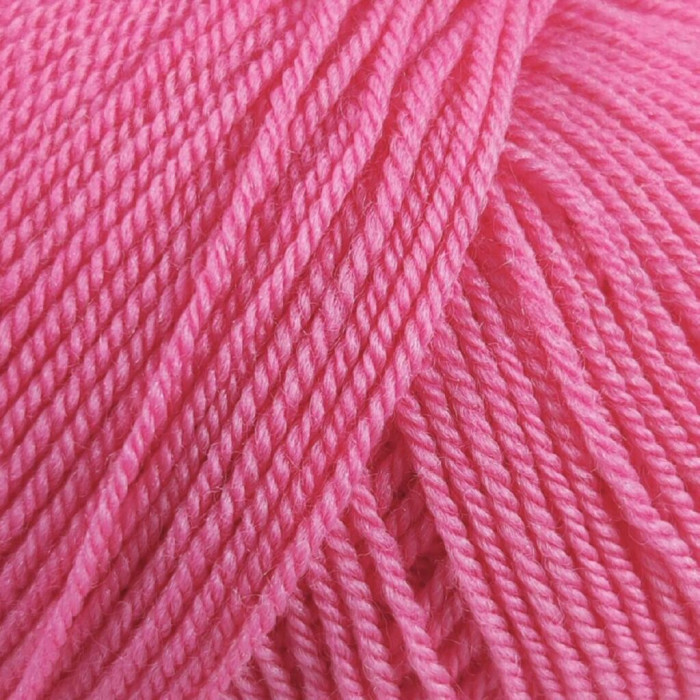 14446 Пряжа Lana Gatto Perlata D`Australia, 50г - 233м, яскраво-рожевий, 100% вовна