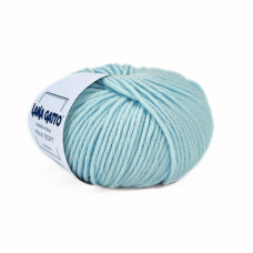 14451 Пряжа Lana Gatto Maxi Soft, 50г - 90м, блакитний, 100% меринос екстрафайн
