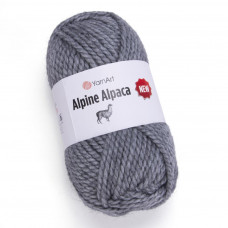 1447 Пряжа  Alpine Alpaca New 150гр-120м (сірий меланж). YarnArt