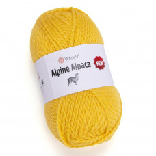 1448 Пряжа  Alpine Alpaca New 150гр-120м (жовтий). YarnArt