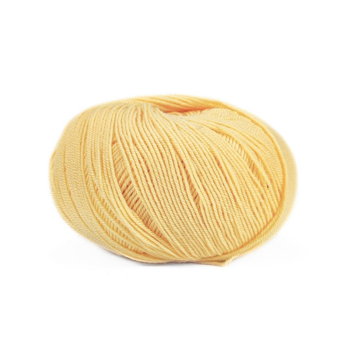 14485 Пряжа Lana Gatto Perlata D`Australia, 50г - 233м, теплий жовтий, 100% вовна