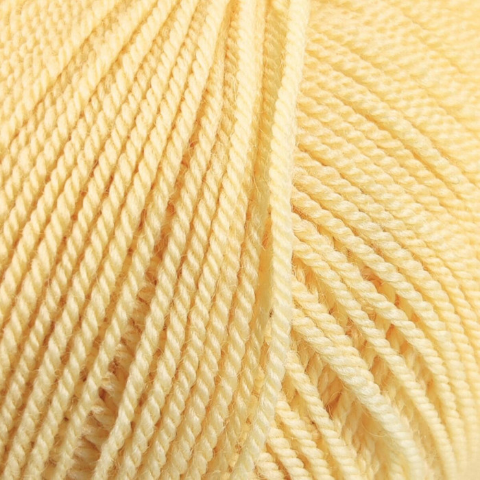 14485 Пряжа Lana Gatto Perlata D`Australia, 50г - 233м, теплий жовтий, 100% вовна