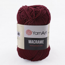 145 Пряжа Macrame 90гр - 130м (Бордовый) YarnArt