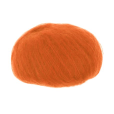 14524 Пряжа Lana Gatto Silk Mohair, 25г - 212м, теракота, 75% супер кідмохер, 25% шовк