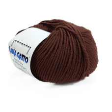 14526 Пряжа Lana Gatto Super Soft, 50г - 125м, коричневий, 100% меринос екстрафайн